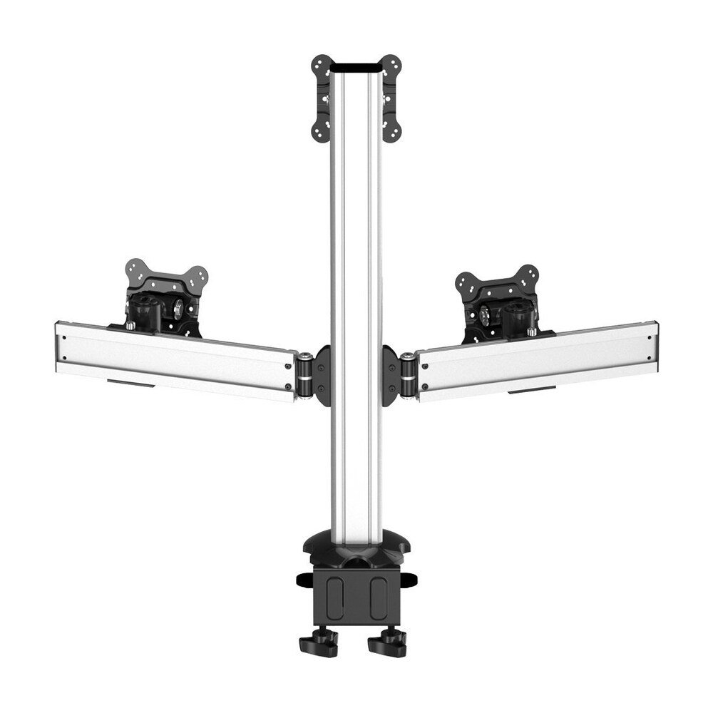 Triple Monitor Desk Mount Pyramid or Reverse w/ Quick Release - BL-DM173