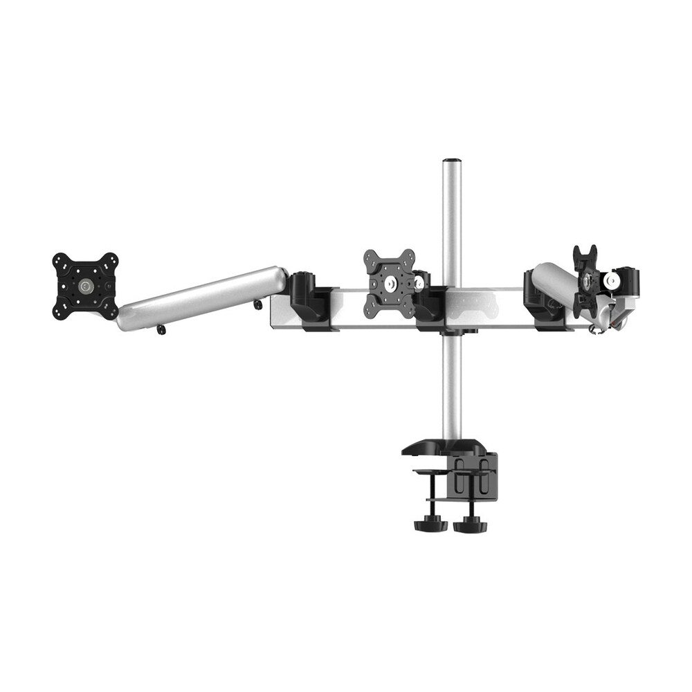 Triple Monitor Desk Mount w/ Quick Release Spring Arms & Low Profile - BL-DM164