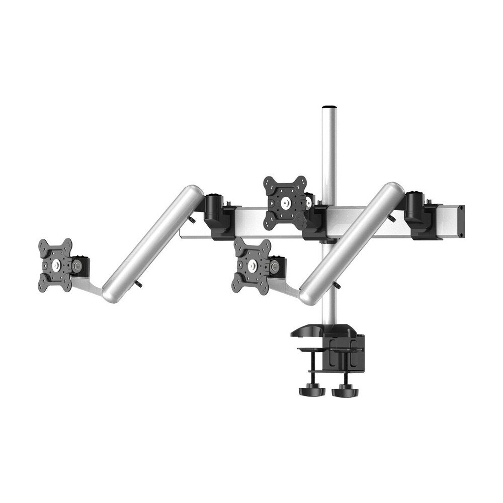 Triple Monitor Desk Mount w/ Quick Release Spring Arms & Low Profile - BL-DM164
