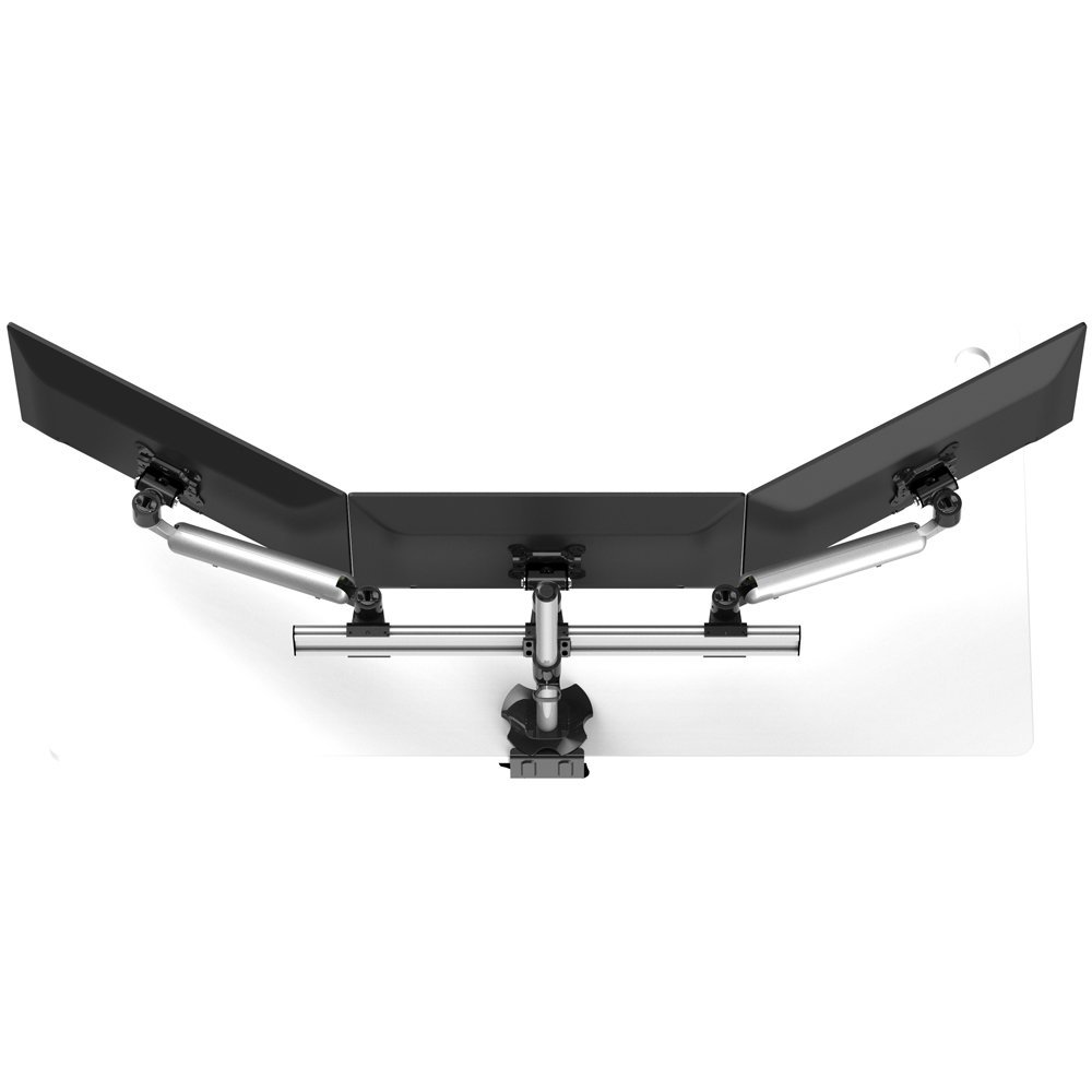 Triple Monitor Desk Mount w/ Quick Release Spring Arms & Low Profile - BL-DM164
