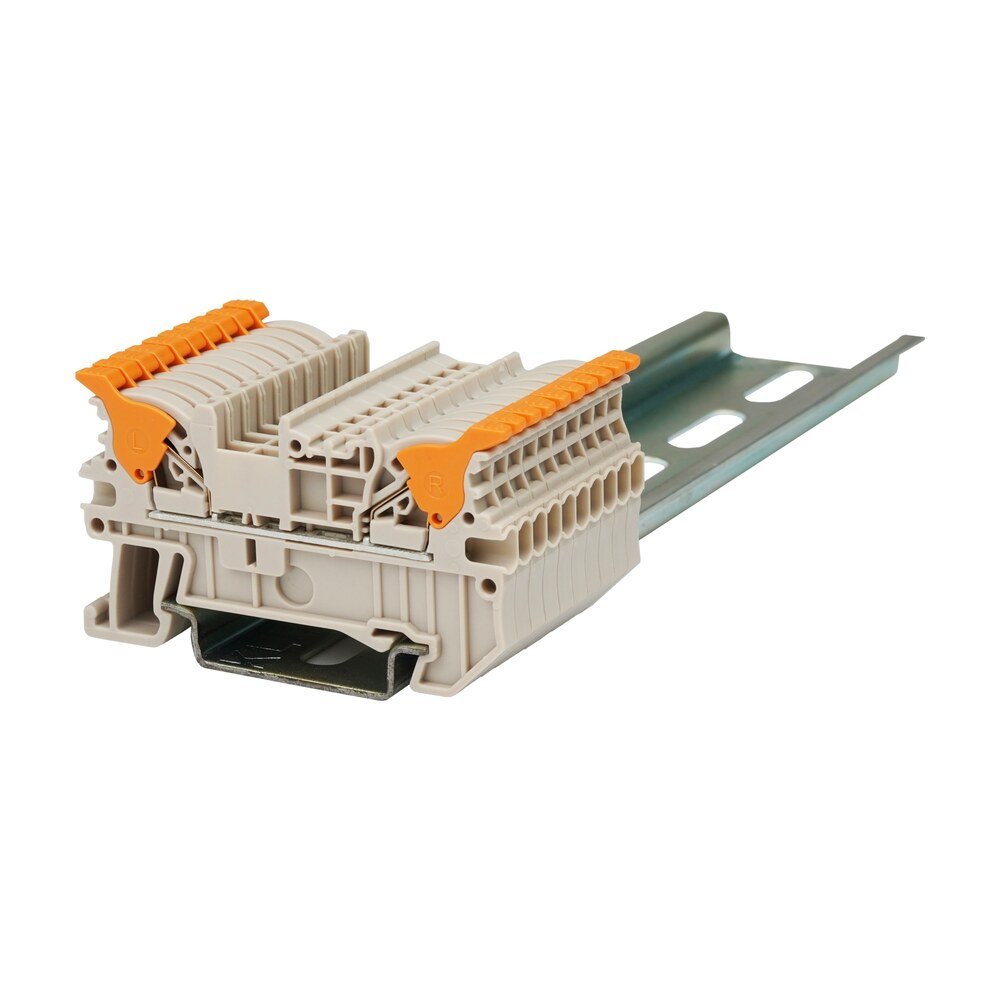 DPH1.5 — Single level Feed-Through Terminal Block, Push-in Design