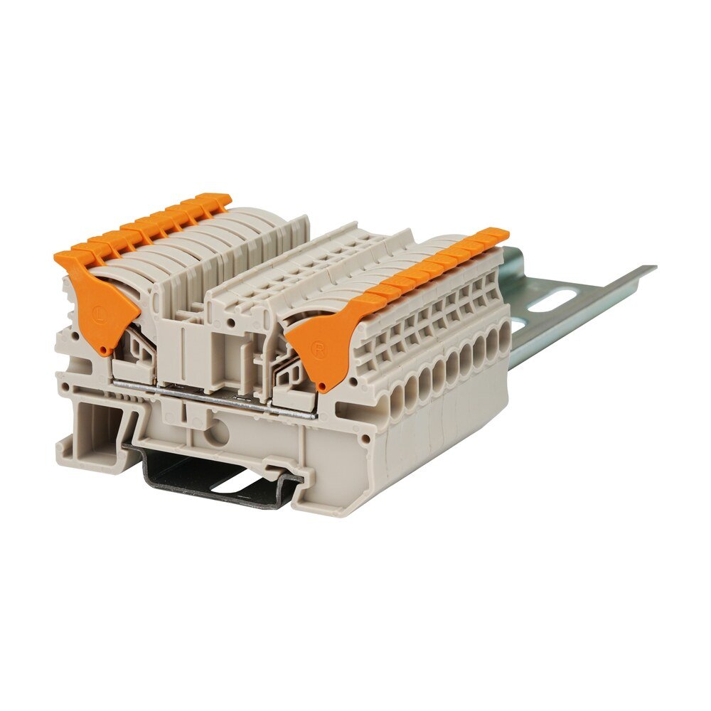 DPH2.5 — Single level Feed-Through Terminal Block, Push-in Design