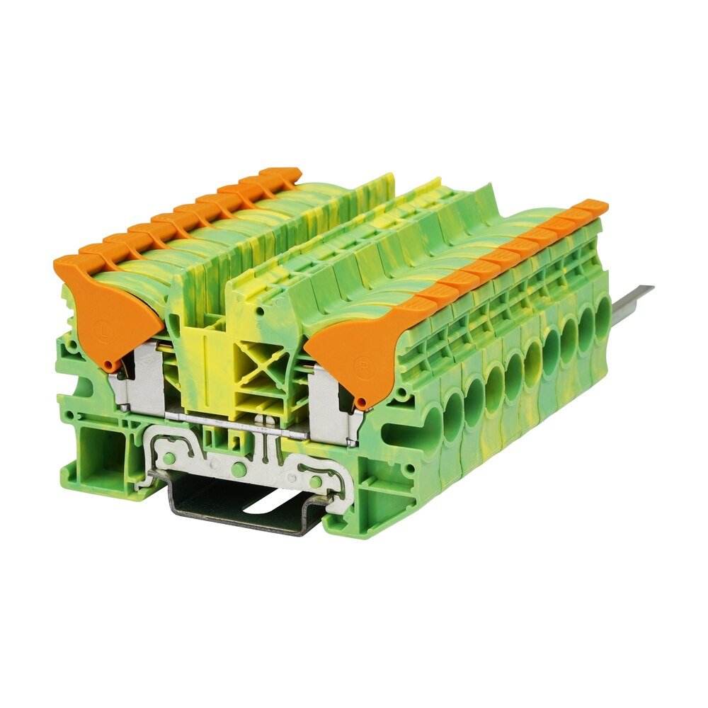 DPH6-PE — Grounding Terminal Block, Push-in Design