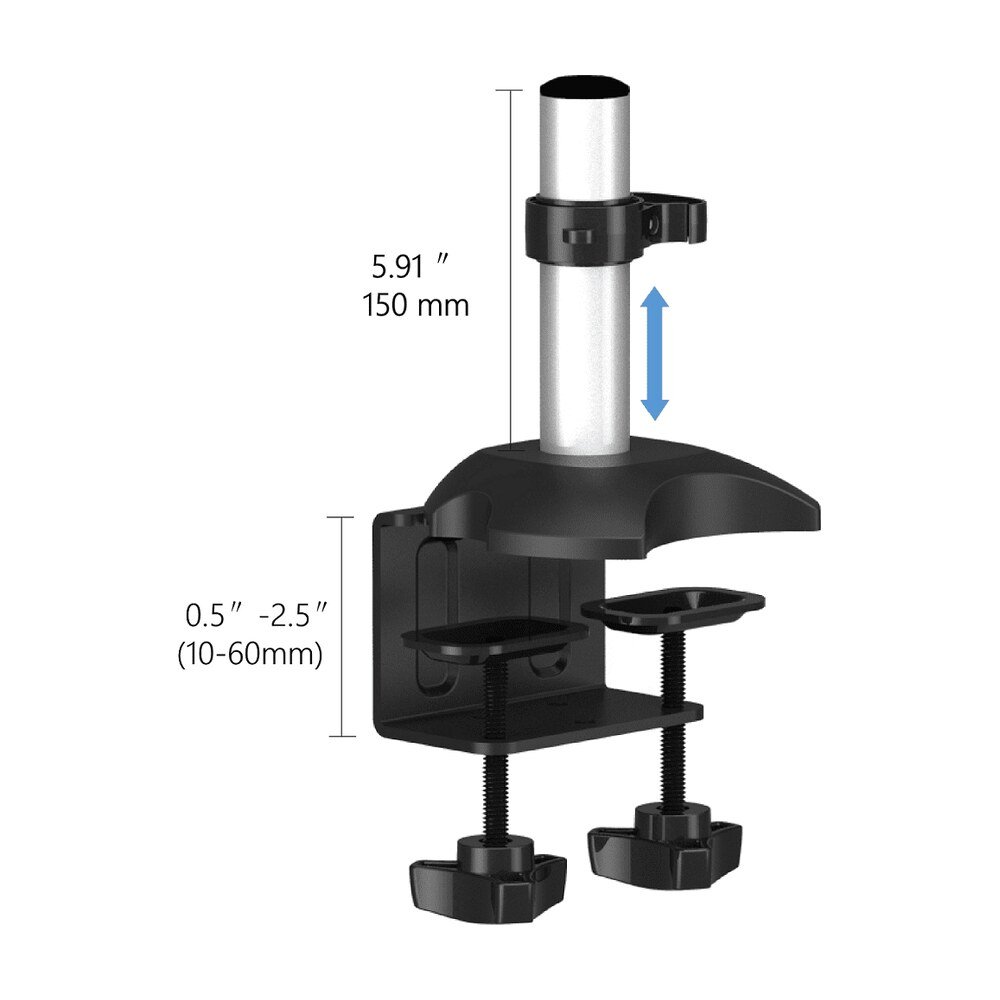 Dual Monitor Stand w/ Independent Full Motion & Quick Release - BL-DM136