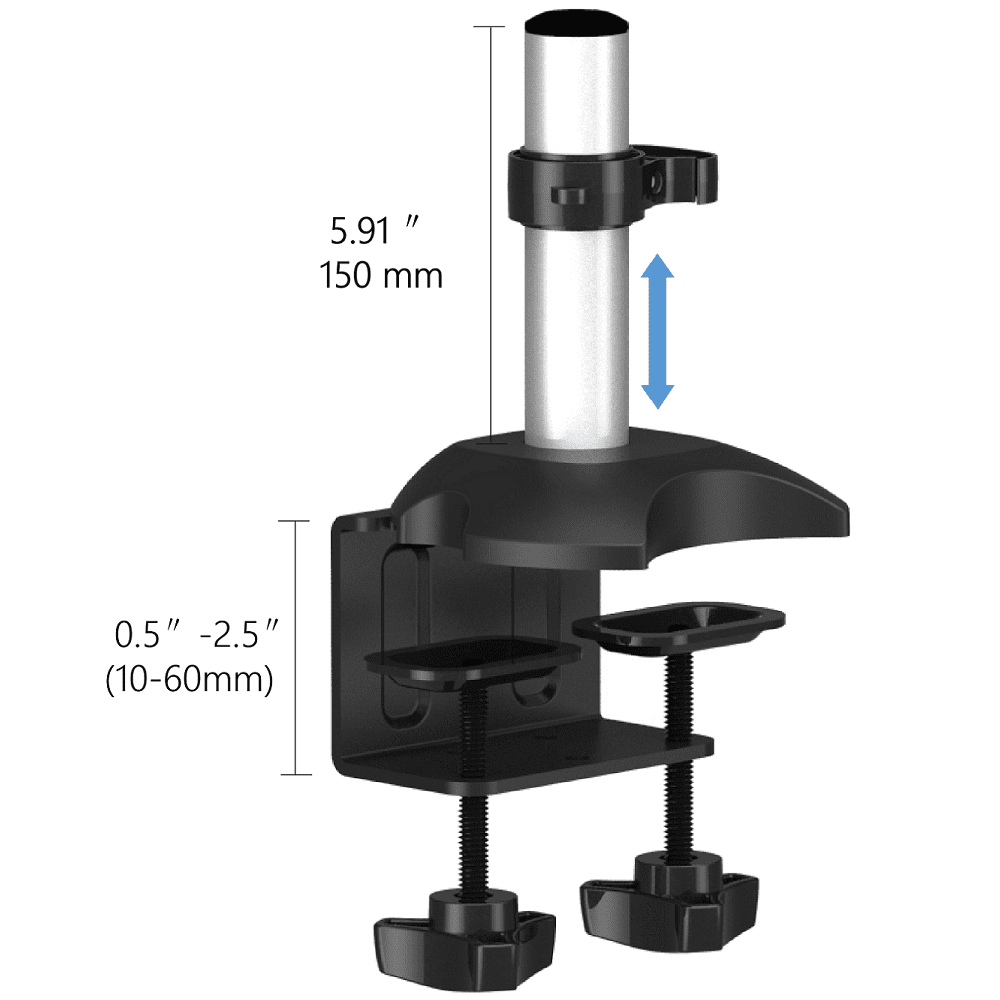 Dual Monitor Stand w/ Independent Full Motion & Quick Release - BL-DM136