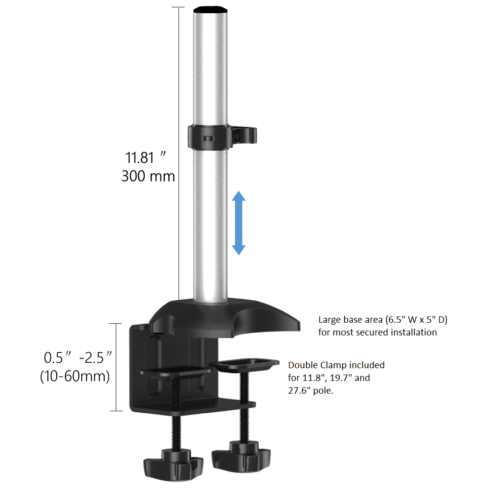 Dual Monitor Stand w/ Quick Release Dual Arm - BL-DM147
