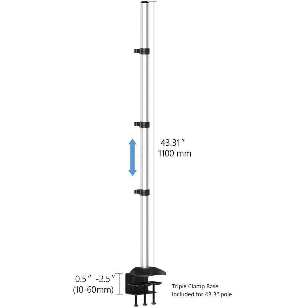 6 Monitor Stand 3X2 w/ Quick Release Dual Arms - BL-DM142