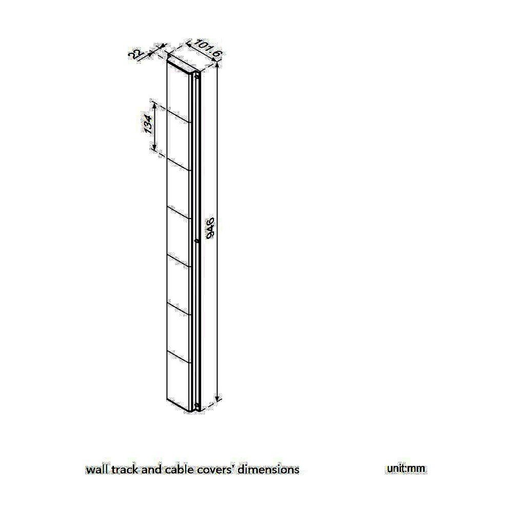 Monitor Track Mount Low Profile - TM-VM