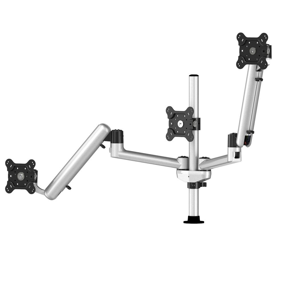 Triple Track Rail Mount Quick Release Oval or Straight w/ Spring Arms - BL-PT341