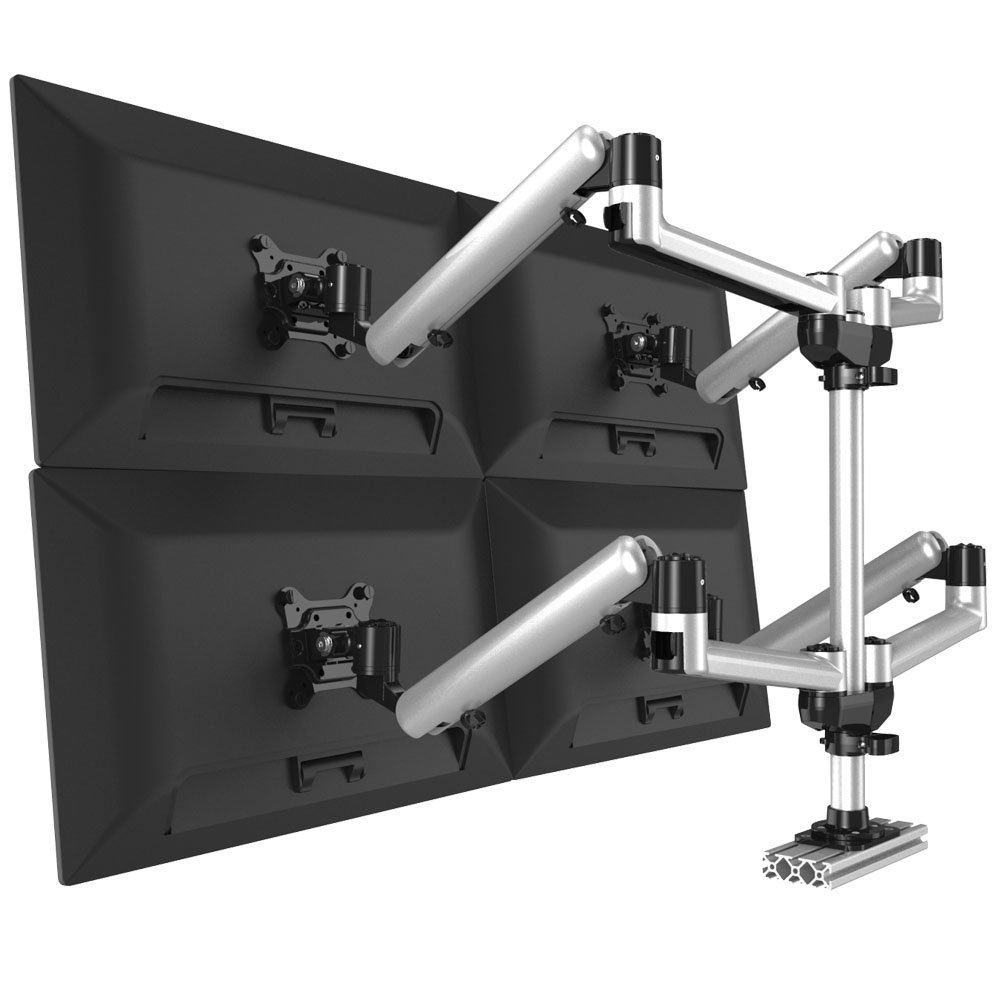Quad Track Rail Mount w/ Independent Full Motion & Quick Release - BL-PT316