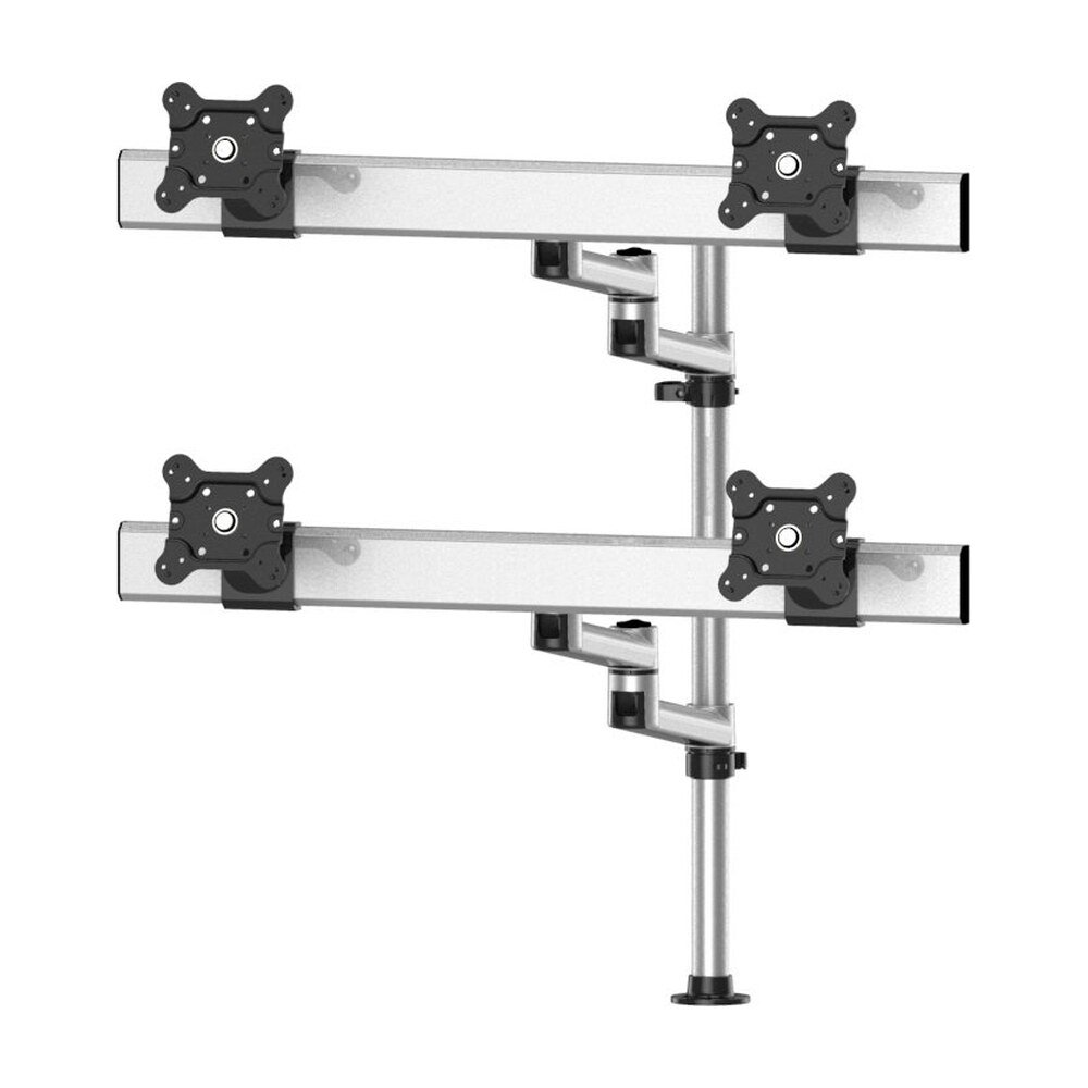 Quad Track Rail Mount 2X2 Low Profile w/ Dual Extension Arms - BL-PT329