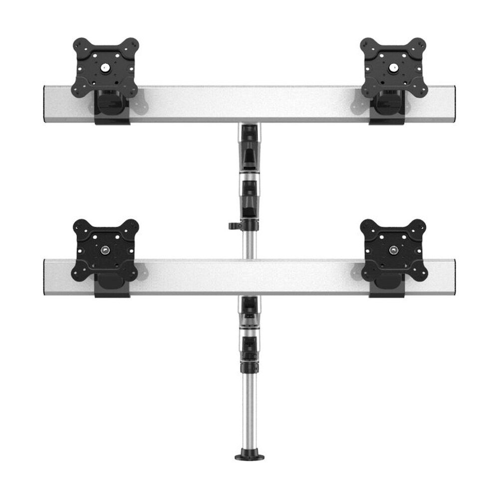 Quad Track Rail Mount 2X2 Low Profile w/ Dual Extension Arms - BL-PT329