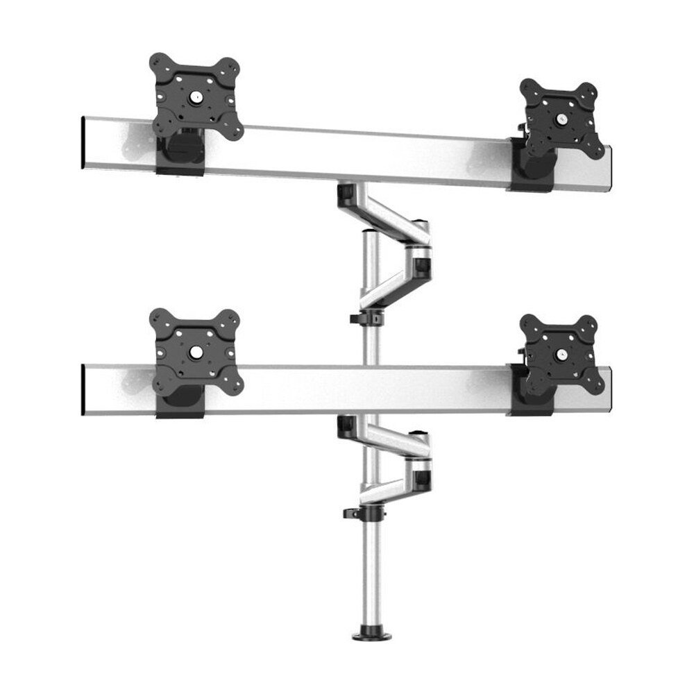 Quad Track Rail Mount 2X2 Low Profile w/ Dual Extension Arms - BL-PT329