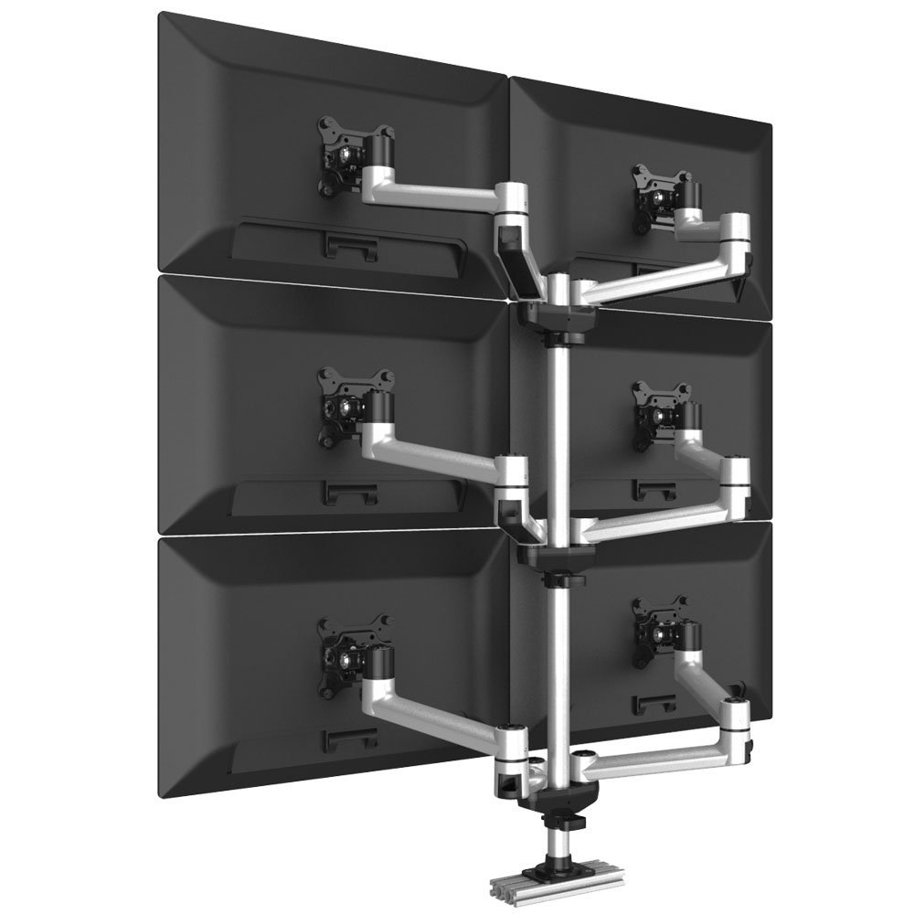 6 Track Rail Mount 3X2 w/ Quick Release Dual Arms - BL-PT319