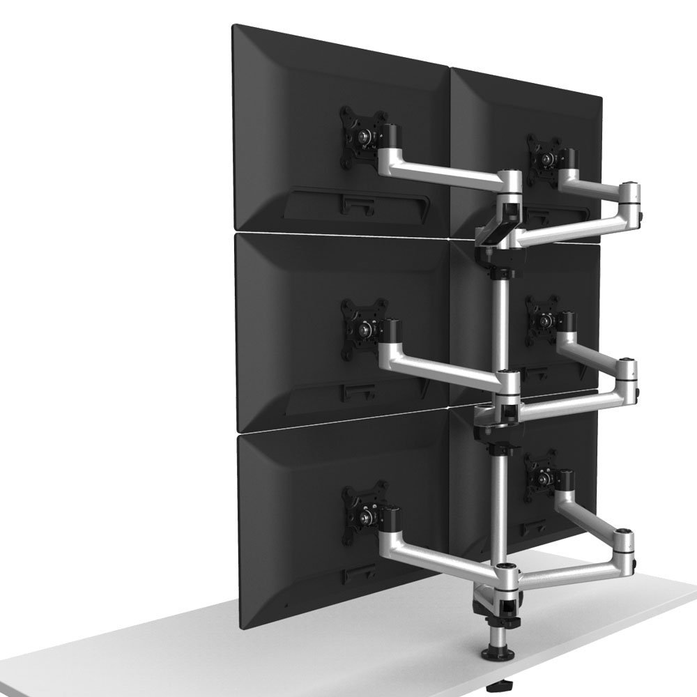 6 Track Rail Mount 3X2 w/ Quick Release Dual Arms - BL-PT319