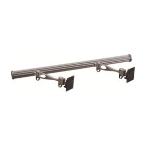 Dual Monitor Wall Mount w/ Full Swing Single Arms Horizontal