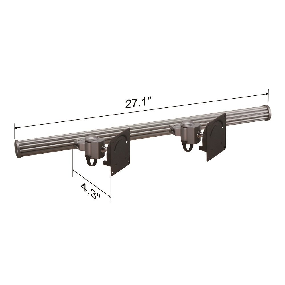Dual Monitor Wall Mount w/ Short Arms Horizontal - HMW-21P1
