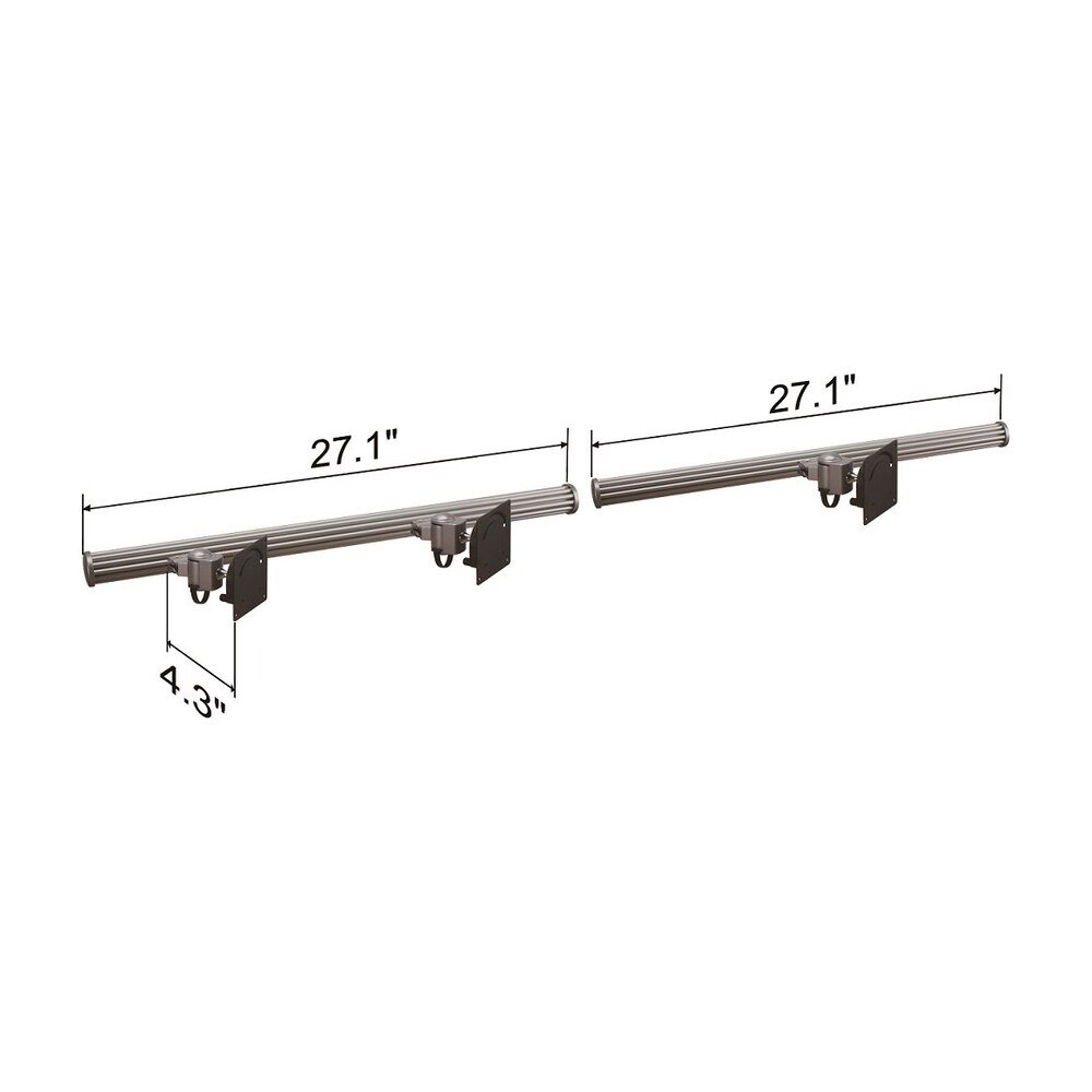 Triple Monitor Wall Mount w/ Short Arms Horizontal - HMW-31P1