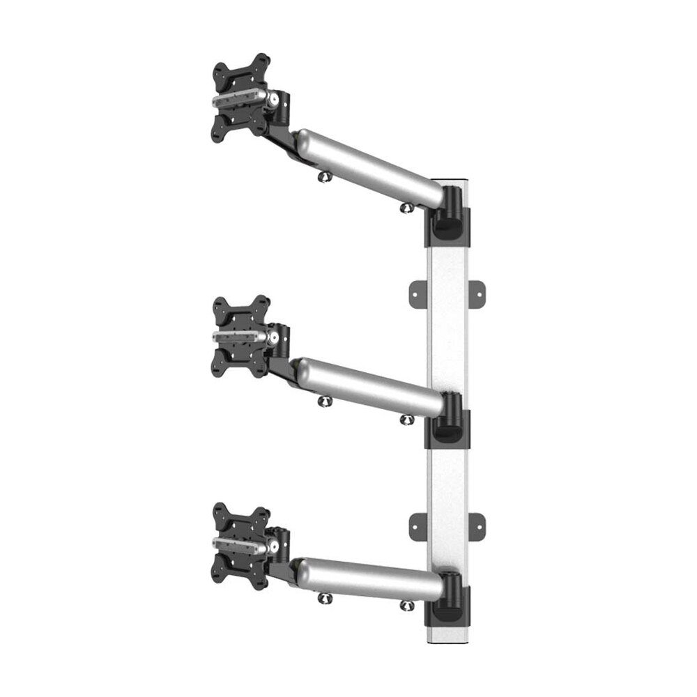Triple Monitor Wall Mount for Apple Height Adjustable w/ Quick Release - BL-AW73