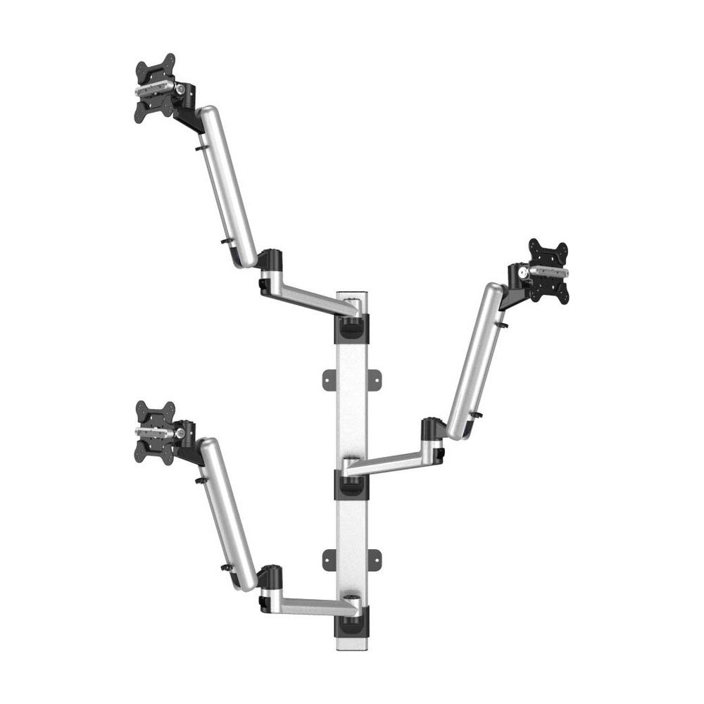 Triple Monitor Wall Mount for Apple Stacking Full Motion Quick Release - BL-AW74