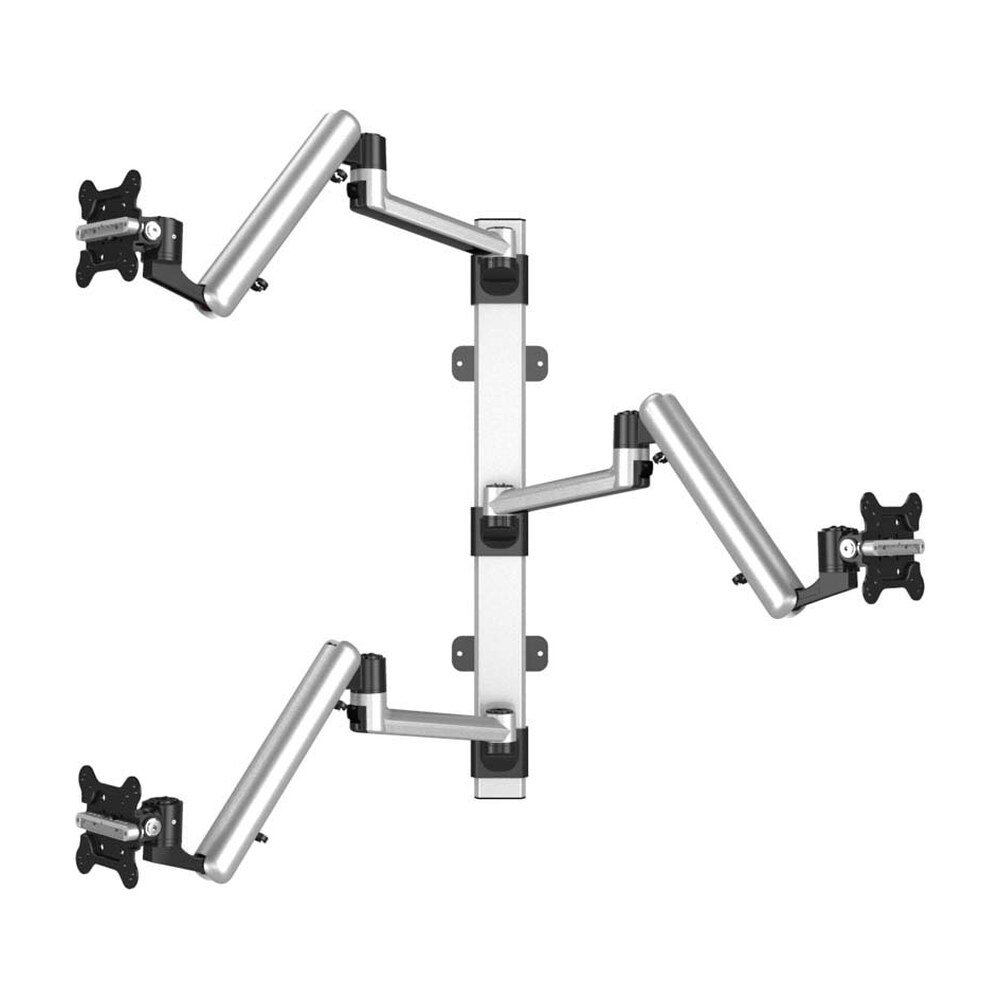 Triple Monitor Wall Mount for Apple Stacking Full Motion Quick Release - BL-AW74