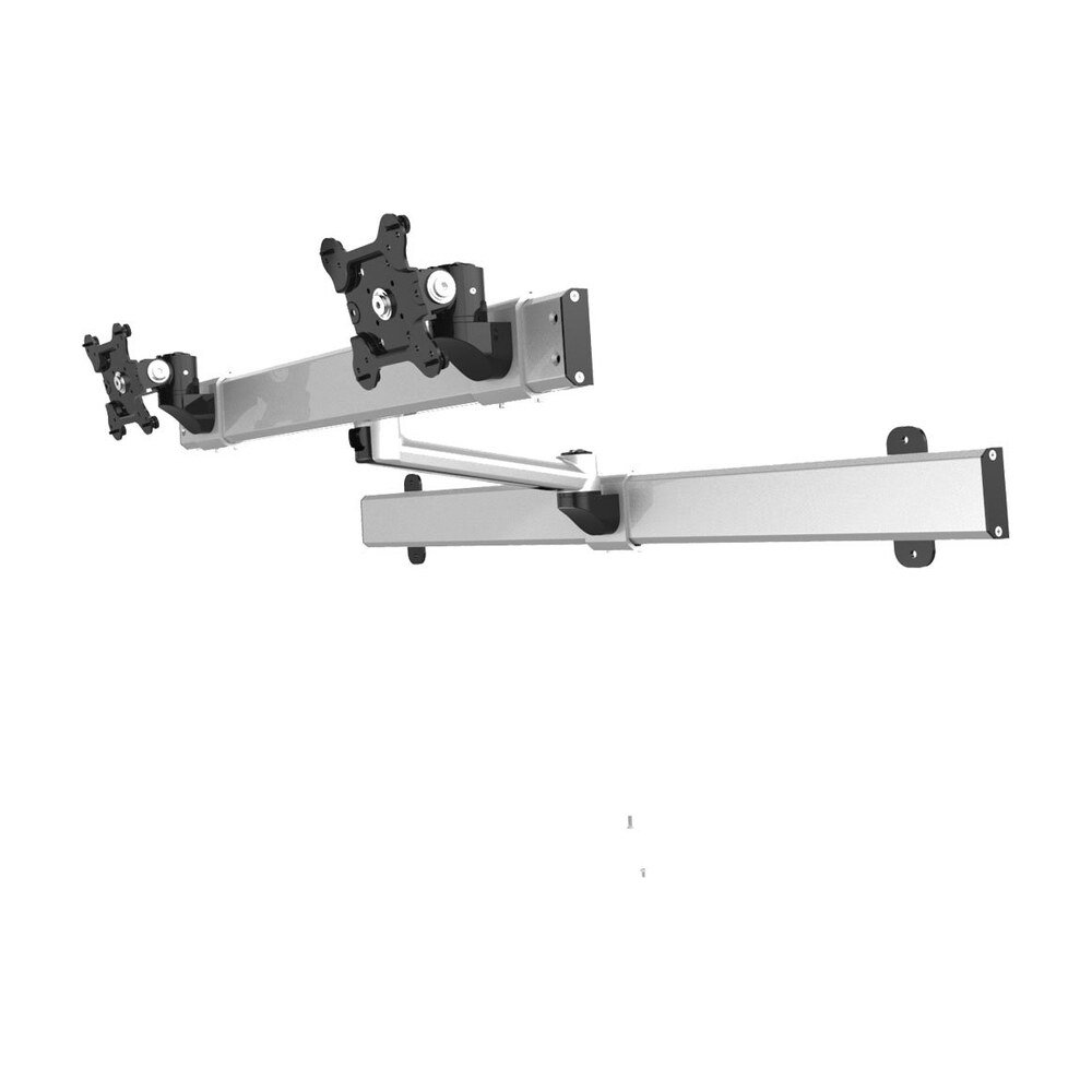 Dual VESA Wall Mount Quick Release Two Orientations w/ Single Arm - BL-W234