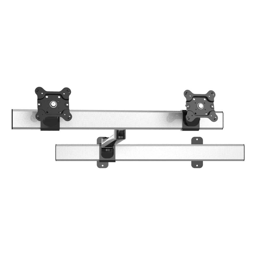 Dual VESA Wall Mount Quick Release Two Orientations w/ Single Arm - BL-W234