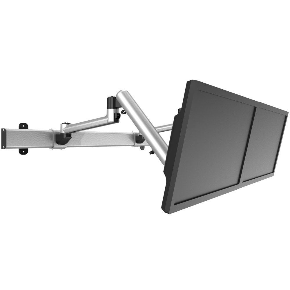 Dual VESA Wall Mount Quick Release Two Orientations w/ Full Motion - BL-W225