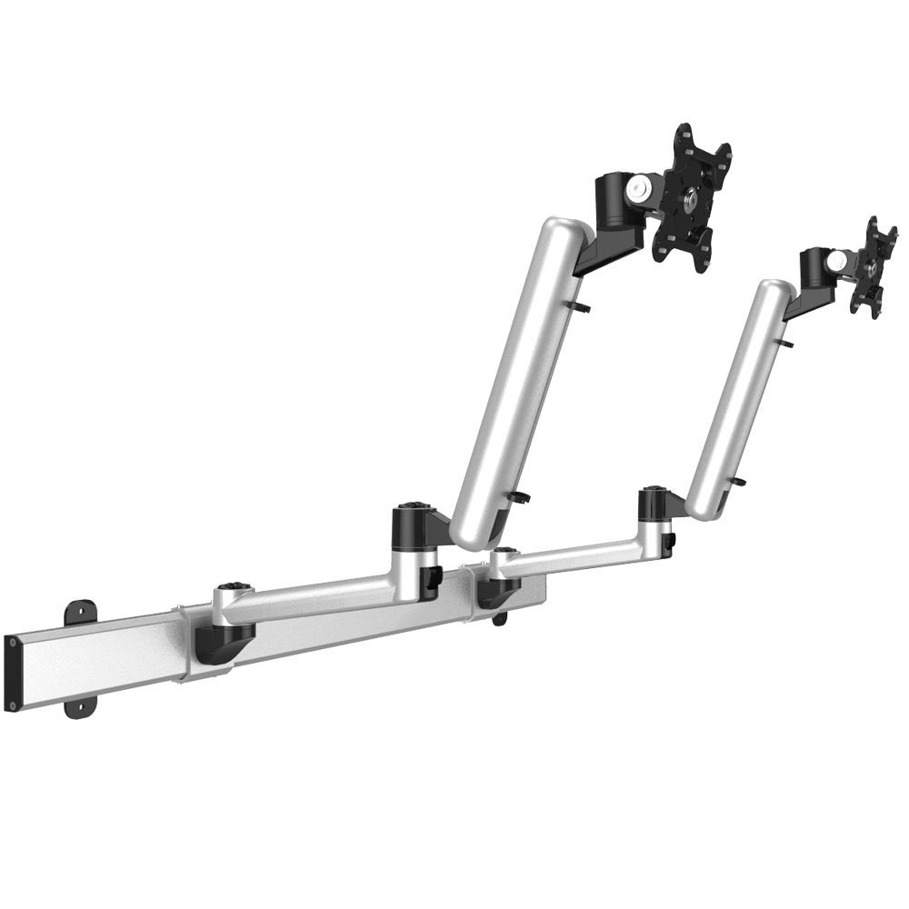 Dual VESA Wall Mount Quick Release Two Orientations w/ Full Motion - BL-W225