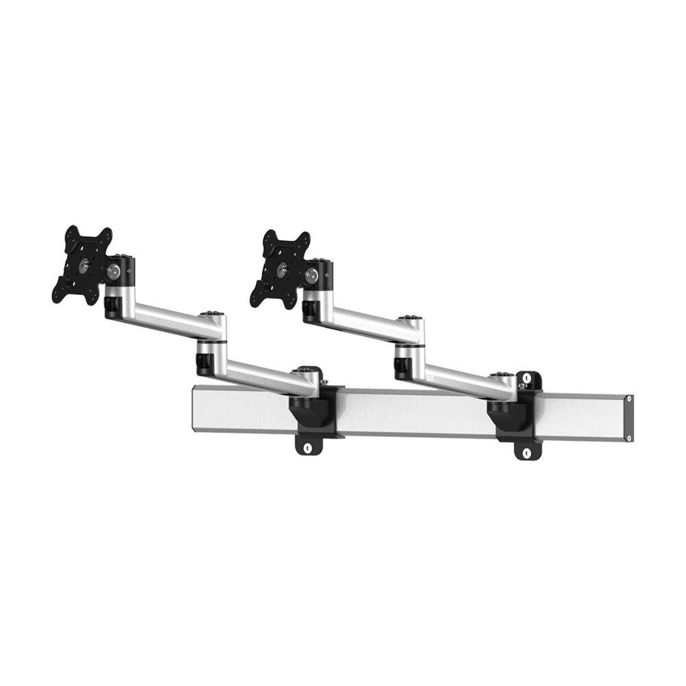 Dual VESA Wall Mount Quick Release Two Orientations w/ Dual Arms - BL-W223