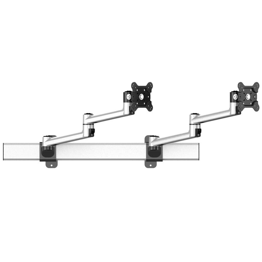 Dual VESA Wall Mount Quick Release Two Orientations w/ Dual Arms - BL-W223
