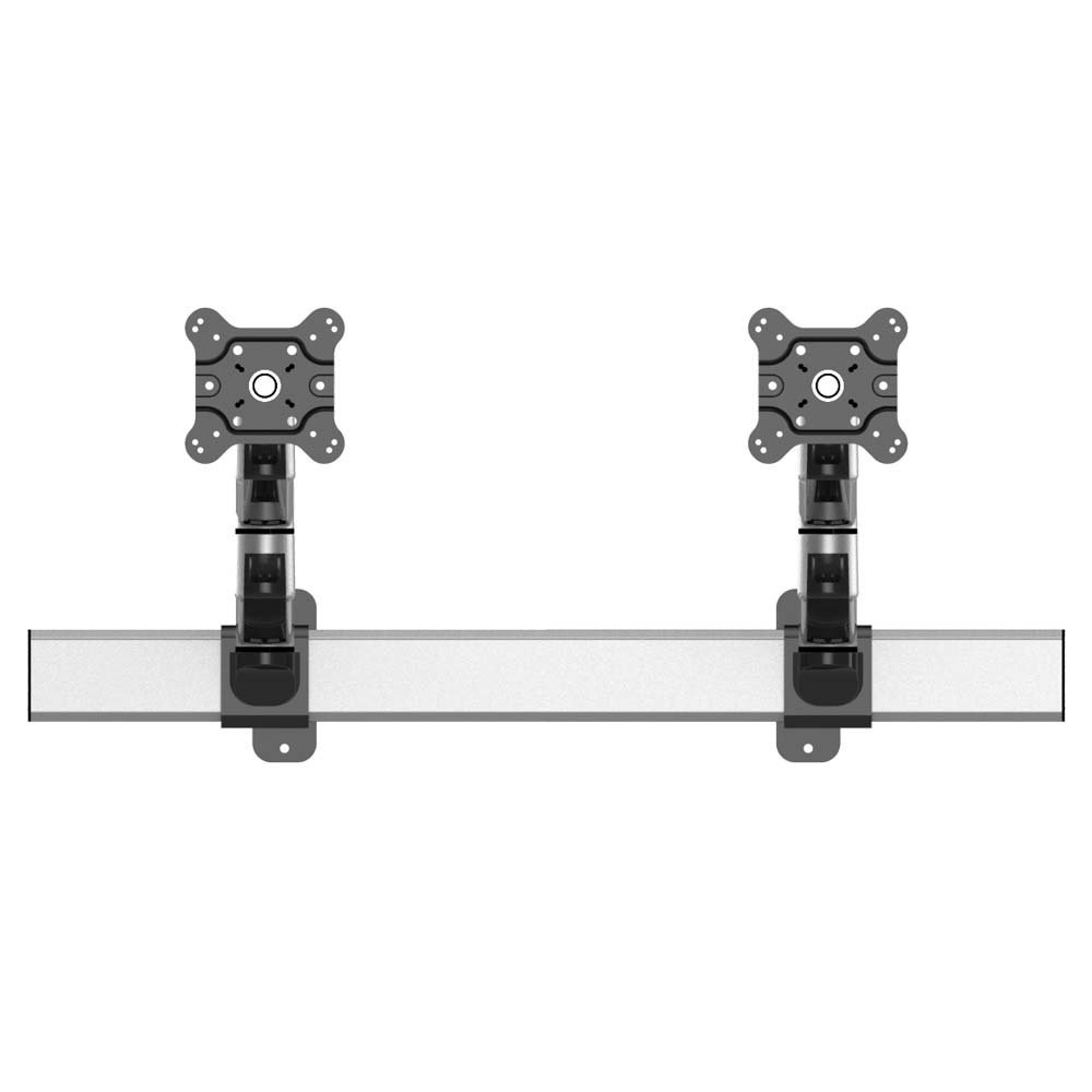 Dual VESA Wall Mount Quick Release Two Orientations w/ Dual Arms - BL-W223