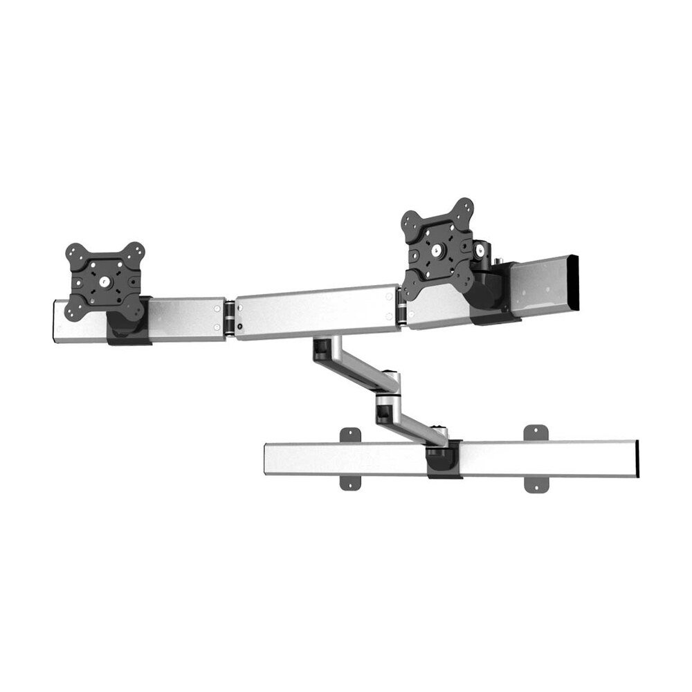 Dual VESA Wall Mount Oval or Straight Quick Release w/ Dual Arms - BL-W240