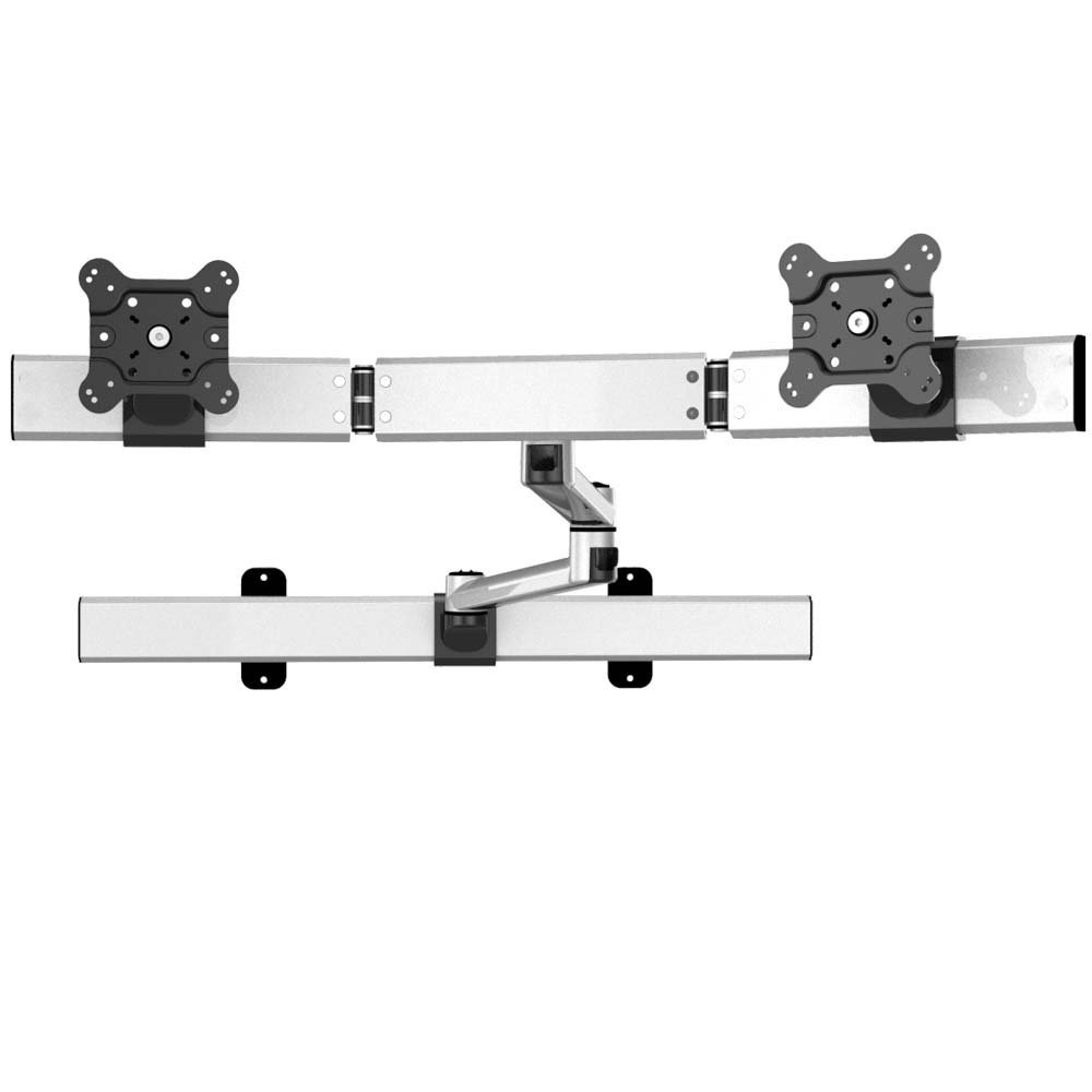 Dual VESA Wall Mount Oval or Straight Quick Release w/ Dual Arms - BL-W240