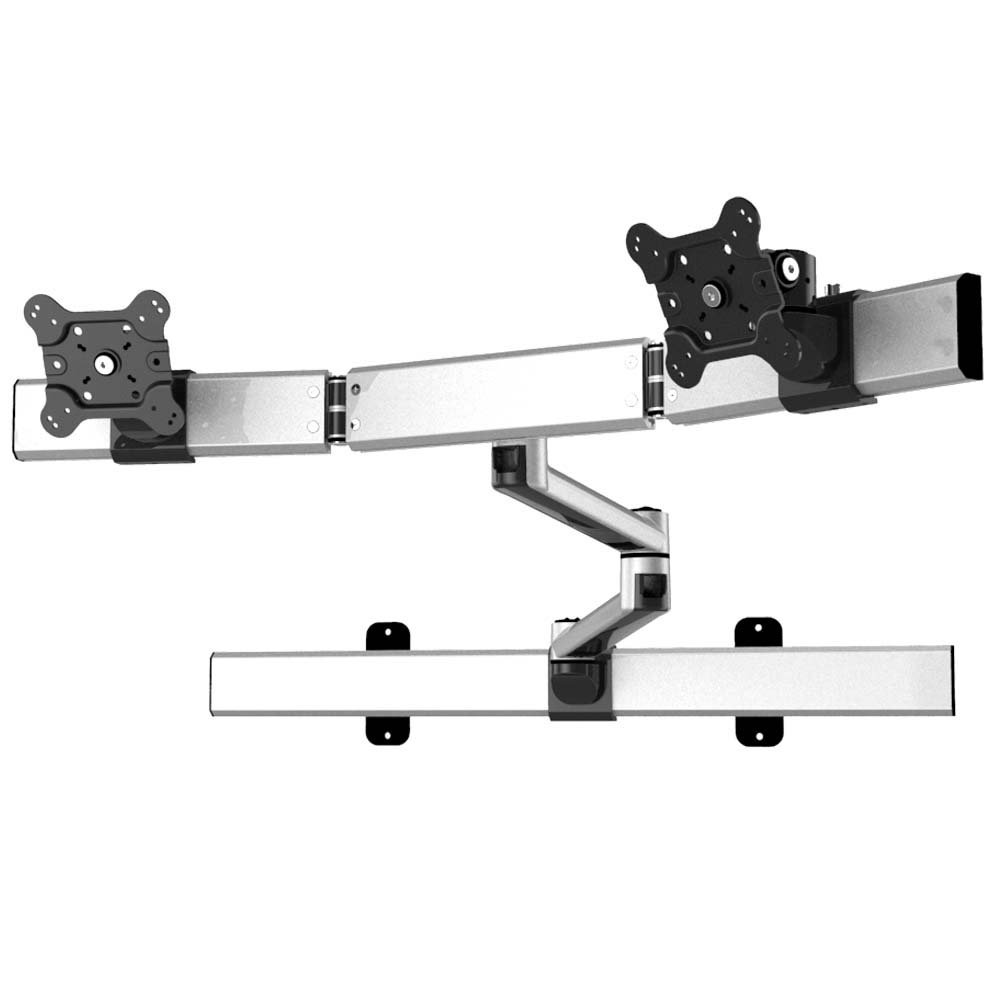 Dual VESA Wall Mount Oval or Straight Quick Release w/ Dual Arms - BL-W240