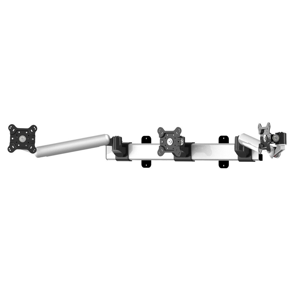 Triple Monitor Wall Mount w/ Spring Arms & Quick Release - BL-W278