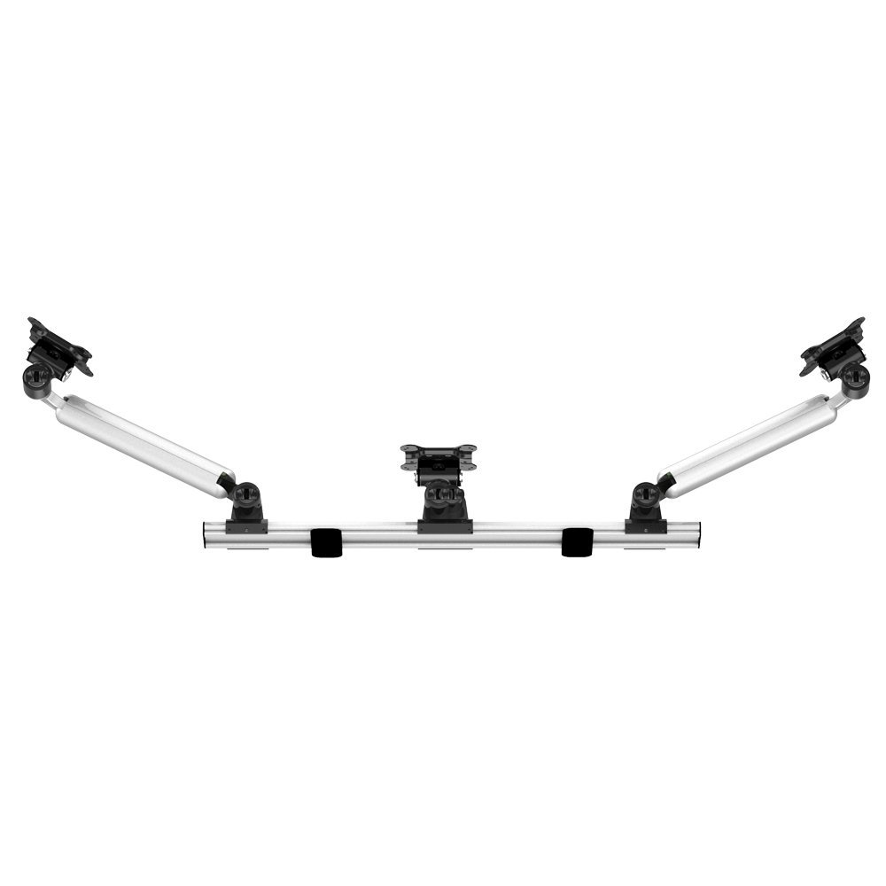 Triple Monitor Wall Mount w/ Spring Arms & Quick Release - BL-W278