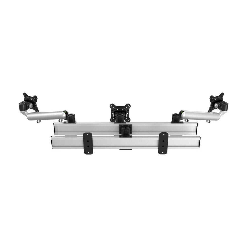 Triple Monitor Wall Mount w/ Independent Full Motion & Quick Release - BL-W279