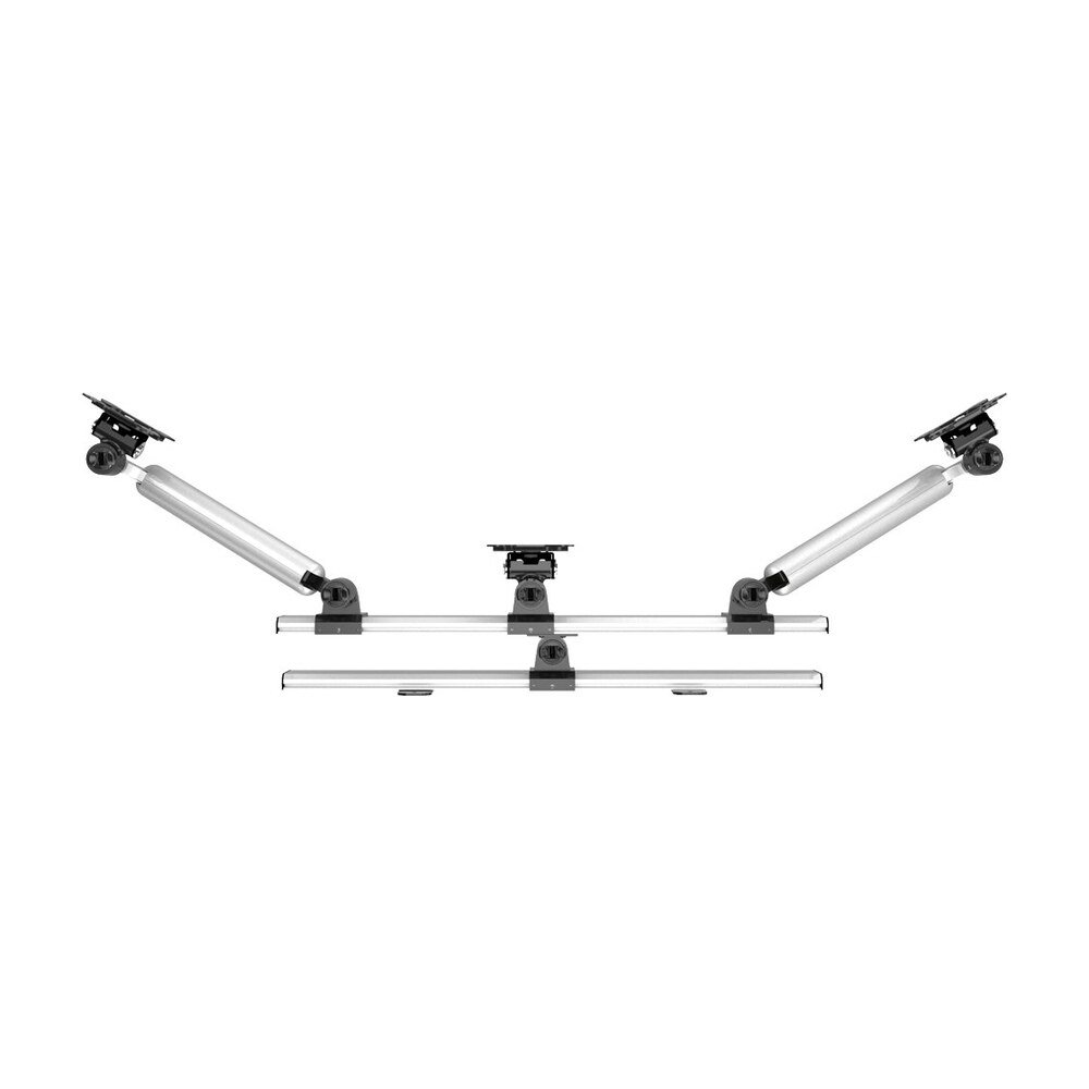 Triple Monitor Wall Mount w/ Independent Full Motion & Quick Release - BL-W279