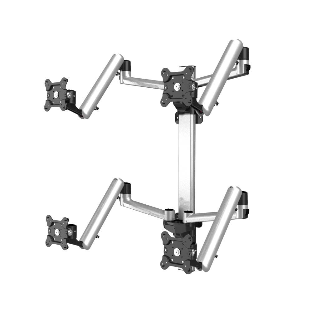 Quad VESA Wall Mount Quick Release Full Motion - BL-W257