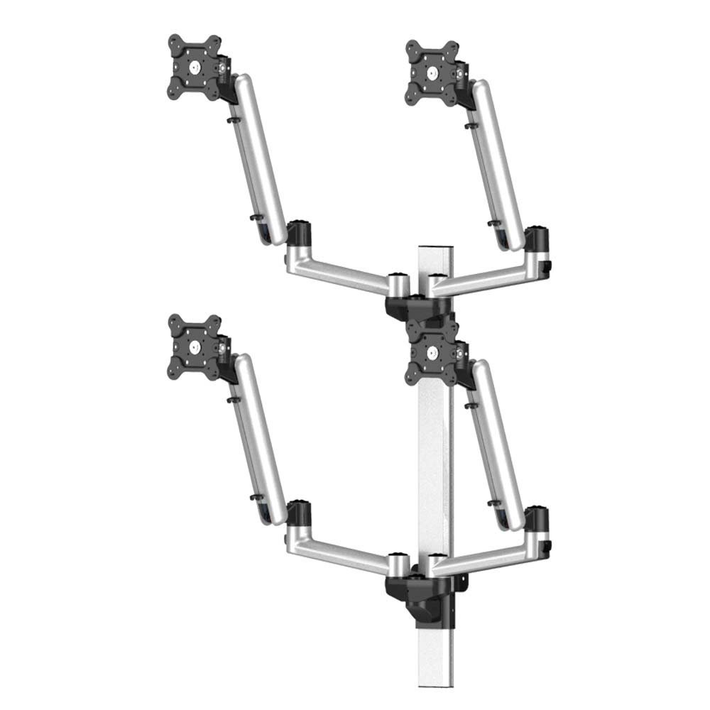 Quad VESA Wall Mount Quick Release Full Motion - BL-W257