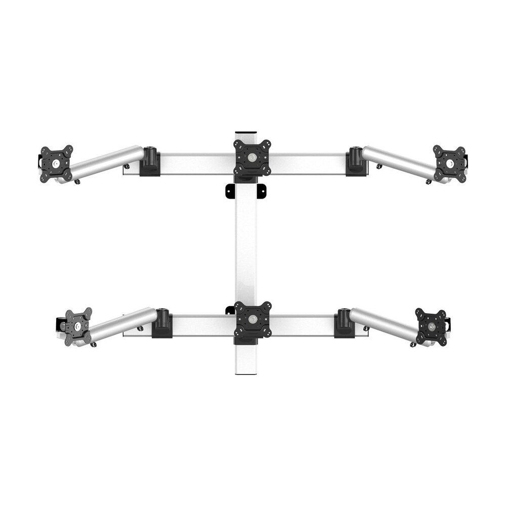 VESA Wall Mount for 6 Monitors 3X2 w/ Quick Release - BL-W281