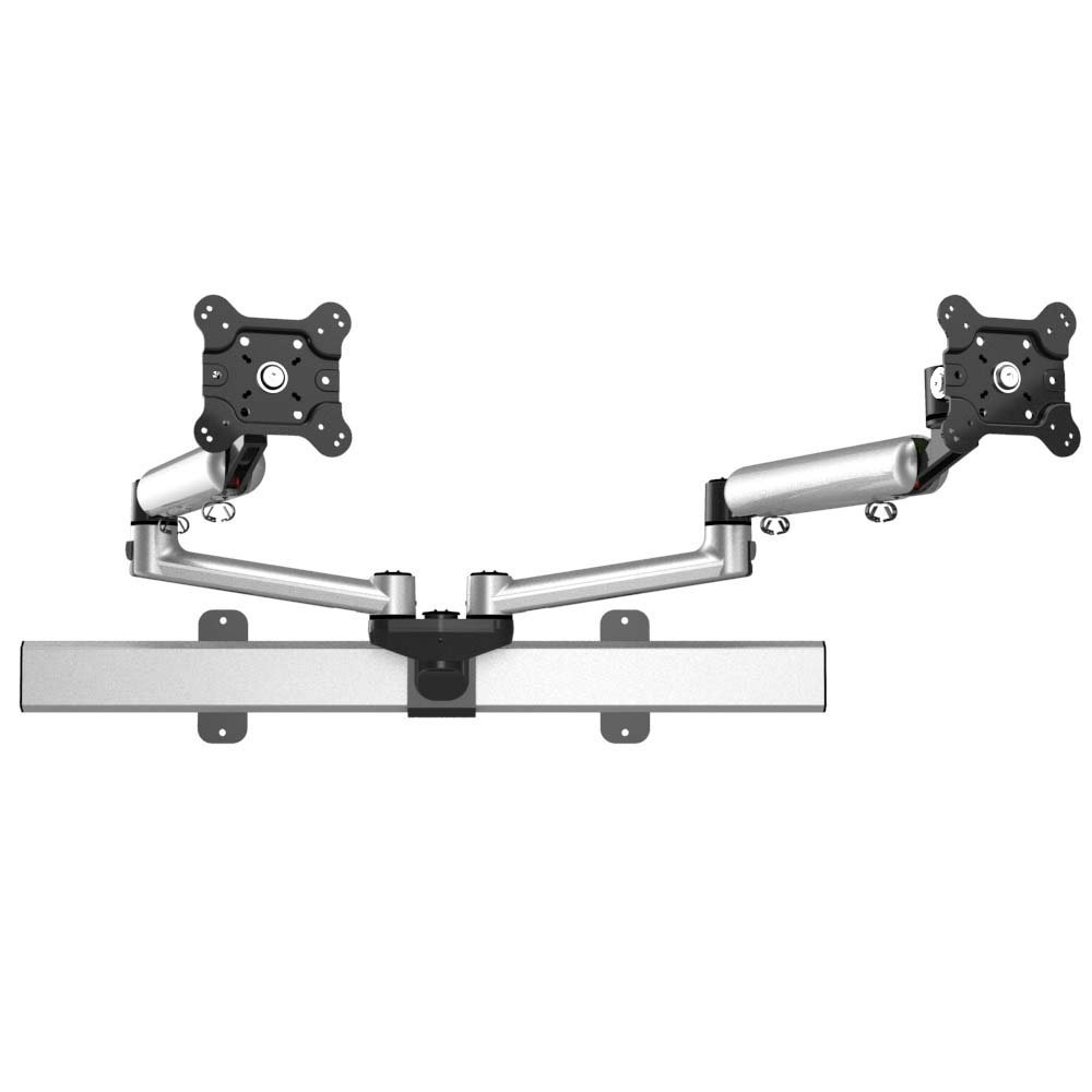 Dual Full Motion Wall Mount Quick Release w/ Simultaneous Slider - BL-W227