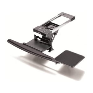 Keyboard Tray - Fully Adjustable w/ Clamp, B-Bearing Lever