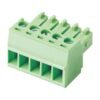 Euro Jack, Male Plug, 4-Position, 3.81mm Pitch, Screw Termination MR-15EDGK-3.81-04P-14-00A(H)