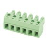 Euro Jack, Male Plug, 3-Position, 5.08mm Pitch, Screw Termination MR-15EDGK-5.08-03P-14-00A(H)