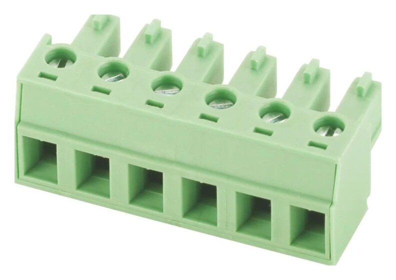 Euro Jack, Male Plug, 3-Position, 5.08mm Pitch, Screw Termination MR-15EDGK-5.08-03P-14-00A(H)