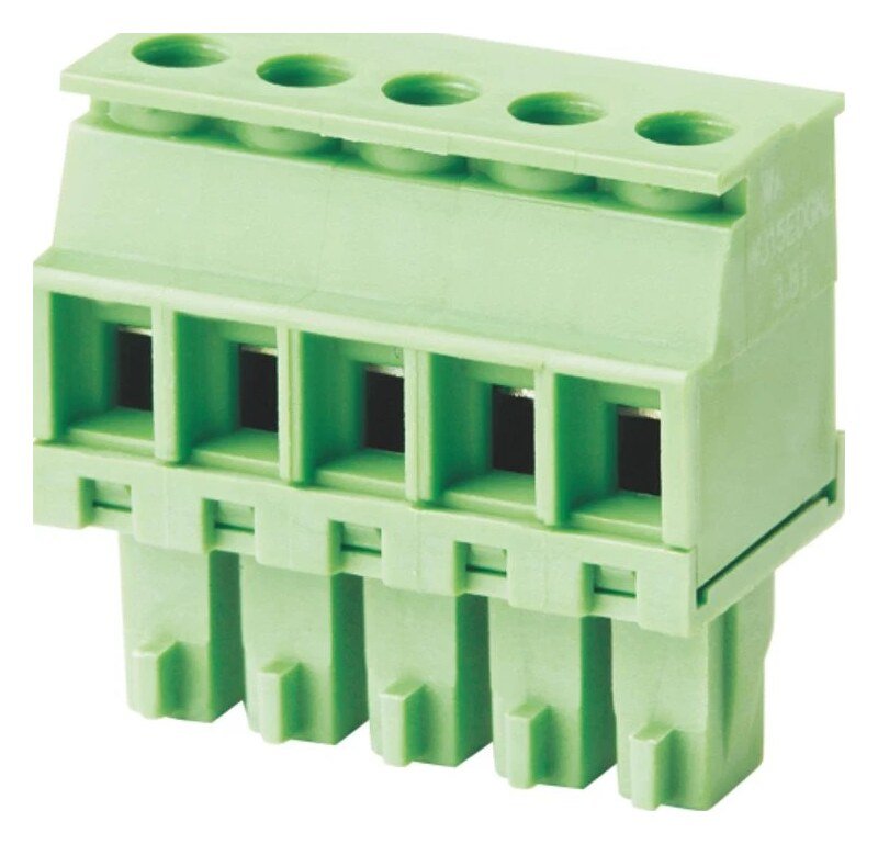 Euro Jack, Male Plug, 3-Position, 3.5mm Pitch, Screw Termination MR-15EDGKA-3.5-03P-14-100A(H)