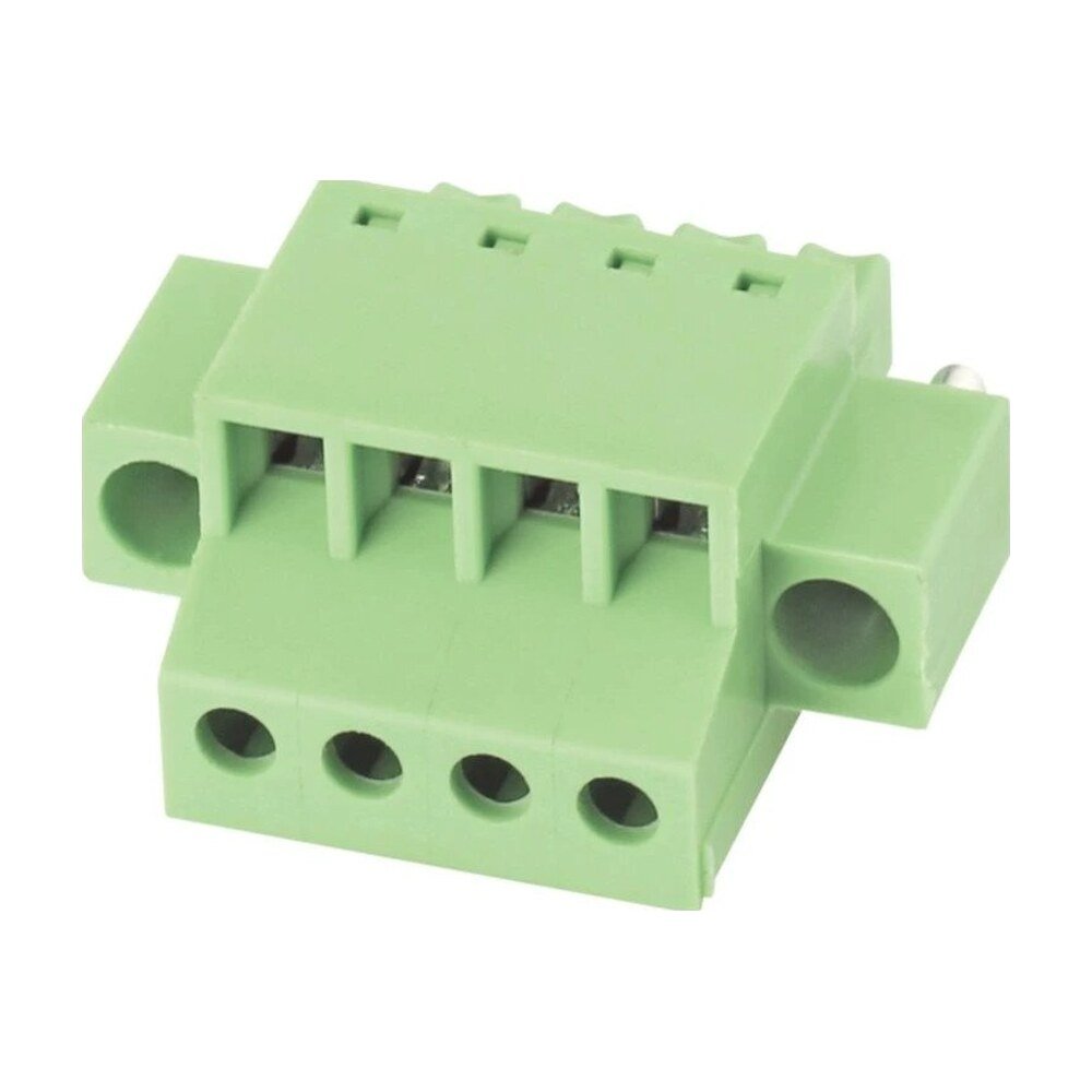 Euro Jack, Male Plug, 4-Position, 3.81mm Pitch, Screw Termination MR-15EDGKCM-3.81-04P-14-00A(H)