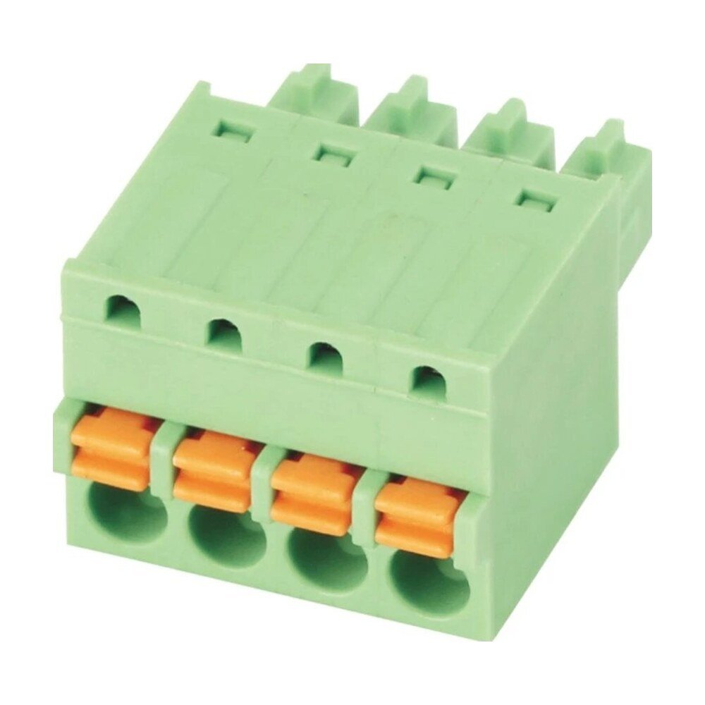 Euro Jack, Male Plug, 4-Position, 3.81mm Pitch, Push-in Spring Termination MR-15EDGKD-3.81-04P-14-00A(H)